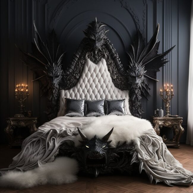 Dragon-Inspired Gothic Aesthetic