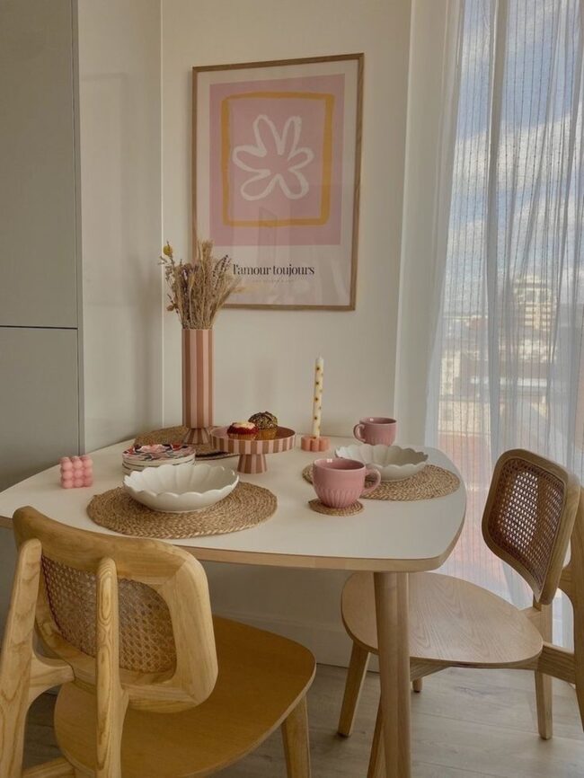 Minimalist Design with a Pop of Color