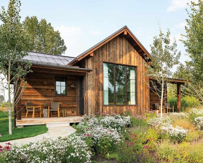 Modern Frame with Rustic Elegance