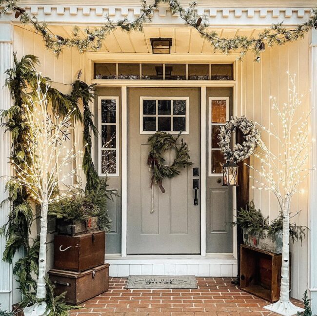 A Simple, Elegant Holiday Style with a Rustic Edge