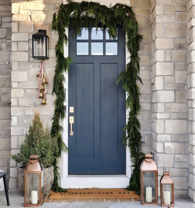 Soft Holiday Decor with Elegant Greenery