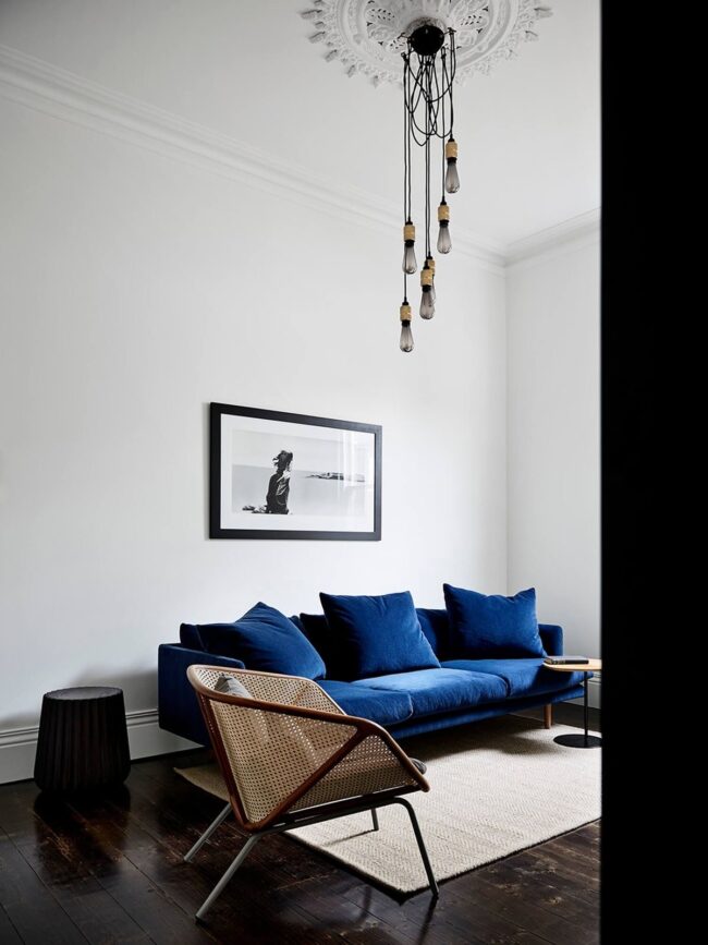 Timeless Dark Blue and Vintage Style
