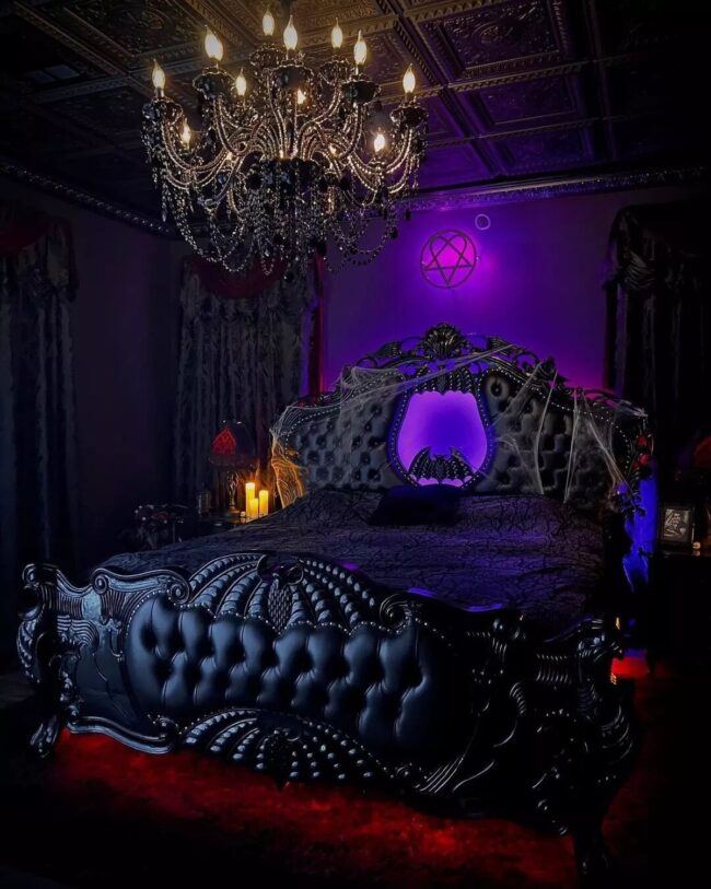 Mystical Gothic Sleeping Chamber