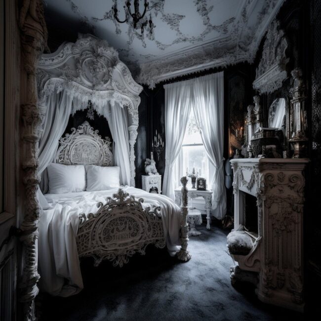 Timeless White Gothic Charm