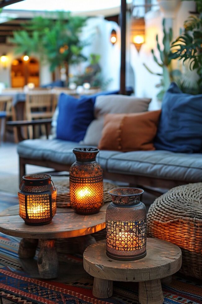 Charming Rustic Lantern Appeal