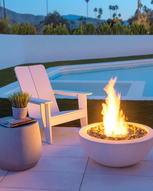 Poolside Fireside Comfort
