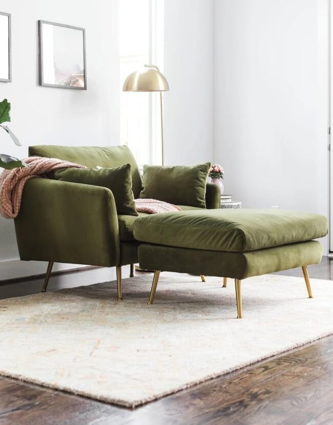 Velvet Elegance in Green