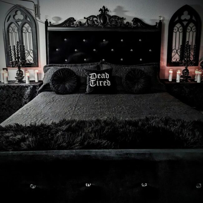 Sleek Dark Gothic Style