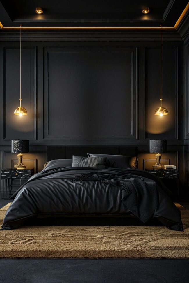 Chic Black and Gold Combination