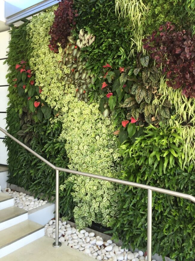 Staircase Vertical Garden Arrangement