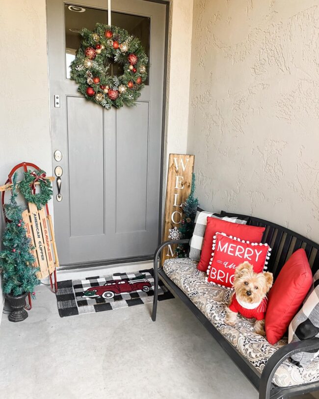 A Playful Christmas Corner with Cozy Touches
