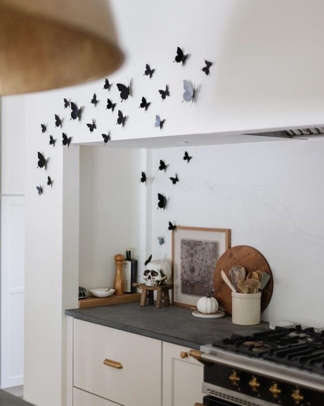Butterfly-Inspired Kitchen Decoration